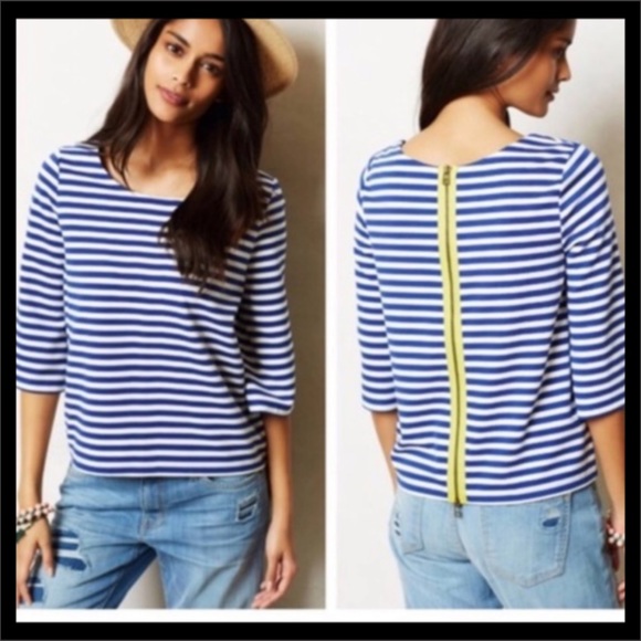 Anthropologie Tops - Anthro Postmark Genoa Striped Top